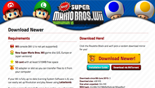 Super mario bros wii deals online emulator